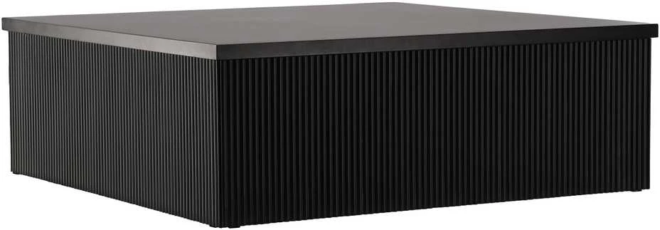 Venture Design Sofos stalas, Lenox, 90x90 cm, Juodas
