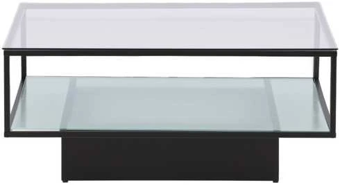 Venture Design Sofos stalas, Maglehem, 90x90 cm, Juodas
