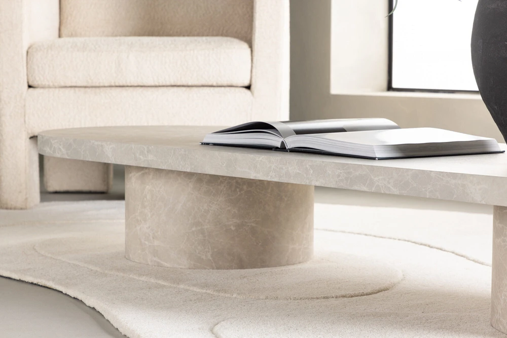 Venture Design Sofos stalas, Narvik, 190x60 cm, Bėžinis