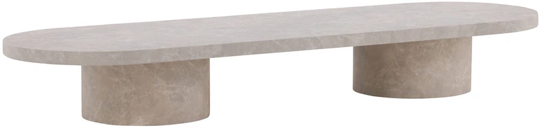 Venture Design Sofos stalas, Narvik, 190x60 cm, kreminė