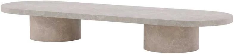 Venture Design Sofos stalas, Narvik, 190x60 cm, Bežinis