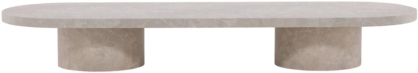 Venture Design Sofos stalas, Narvik, 190x60 cm, kreminė