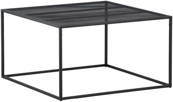 Venture Design Sofos stalas, Netz, 45x80x80 cm, Juodas