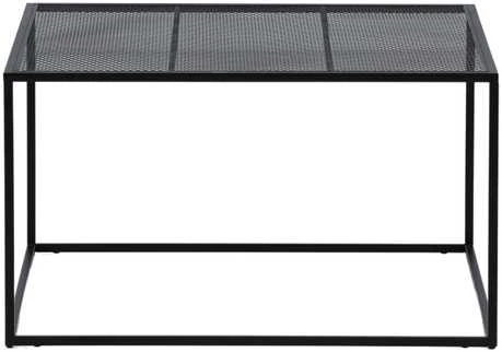 Venture Design Sofos stalas, Netz, 45x80x80 cm, Juodas