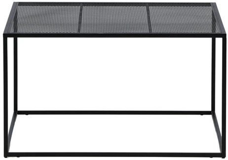 Venture Design Sofos stalas, Netz, 45x80x80 cm, Juodas