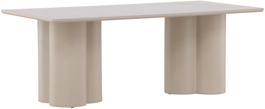 Venture Design Sofos stalas, Olivia, 120x60 cm, Bėžis