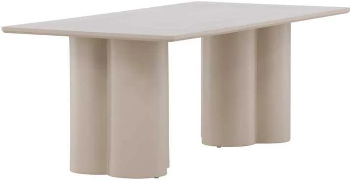 Venture Design Sofos stalas, Olivia, 120x60 cm, Bežis