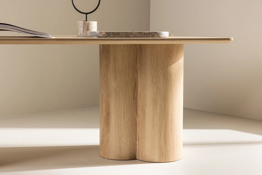 Venture Design Sofos stalas, Olivia, 120x60 cm, Natūrali