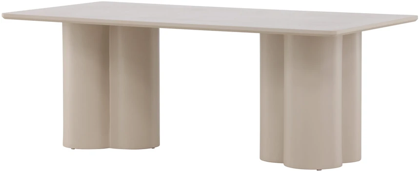 Venture Design Sofos stalas, Olivia, 120x60 cm, Bėžis