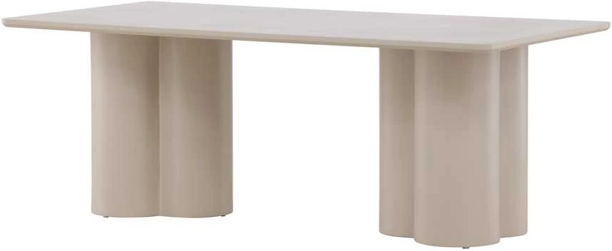 Venture Design Sofos stalas, Olivia, 120x60 cm, Bežis