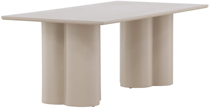 Venture Design Sofos stalas, Olivia, 120x60 cm, Bėžis