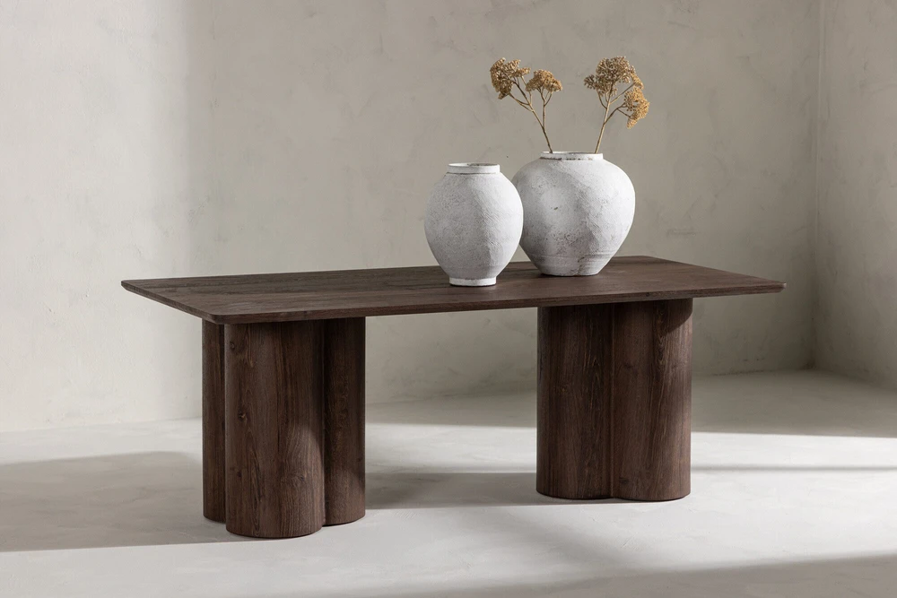 Venture Design Sofos stalas, Olivia, 60x120 cm, Mocca