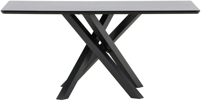 Venture Design Sofos stalas, Piazza, 60x100 cm, Juodas