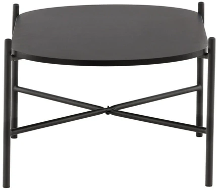 Venture Design Sofos stalas, Pueblo, 120x60 cm, Juodas