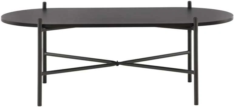 Venture Design Sofos stalas, Pueblo, 120x60 cm, Juodas
