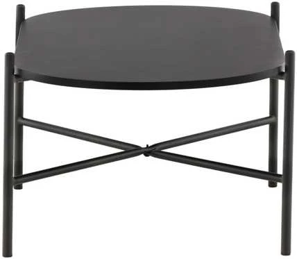 Venture Design Sofos stalas, Pueblo, 120x60 cm, Juodas