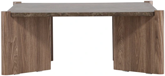 Venture Design Sofos stalas, Rogaland, 100x100x40 cm, Ruda