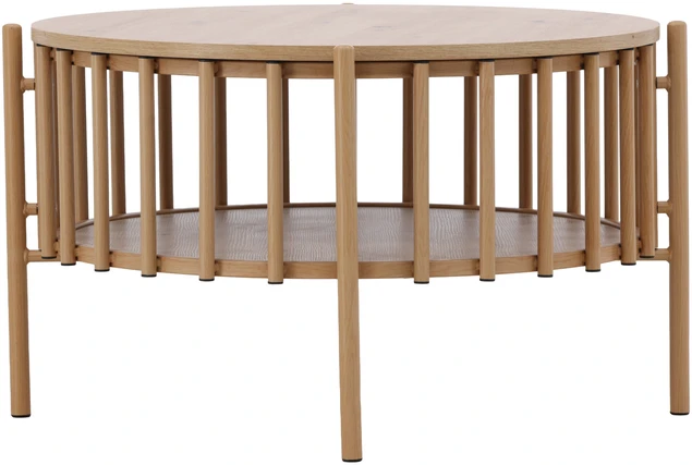 Venture Design Sofos stalas, Rubbo, 80x50 cm, Natūrali