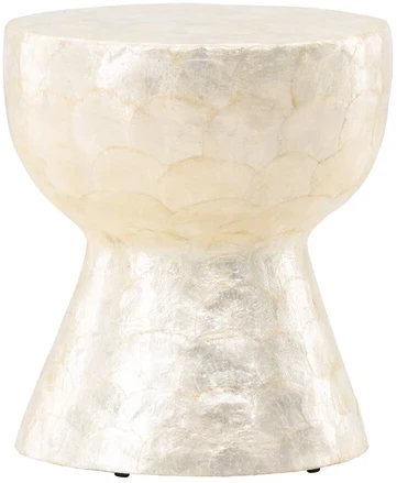 Venture Design Sofos stalas, Sandön, ⌀40 cm, Bėžio spalva