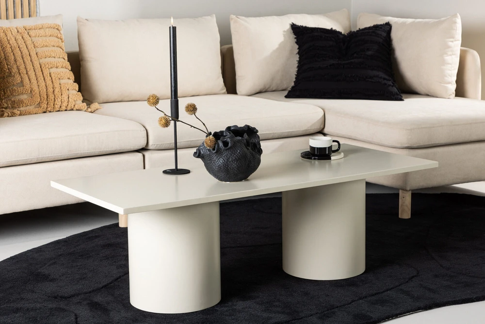 Venture Design Sofos stalas, Sandvika, 120x50 cm, Bėžis