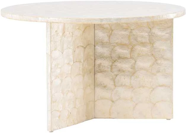 Venture Design Sofos stalas, Smögen, ⌀70 cm, Beždžio spalva