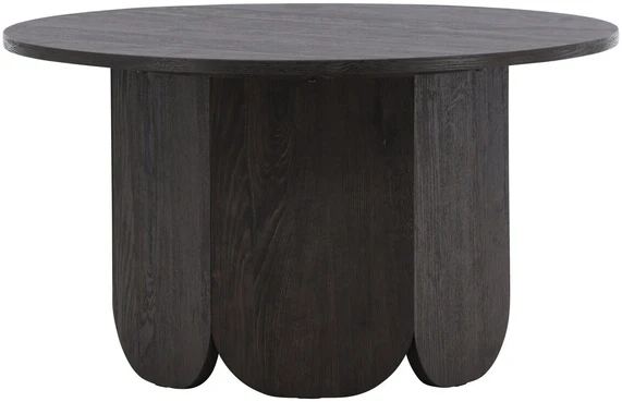 Venture Design Sofos stalas, Tekla, ø80x45 cm, Juodas