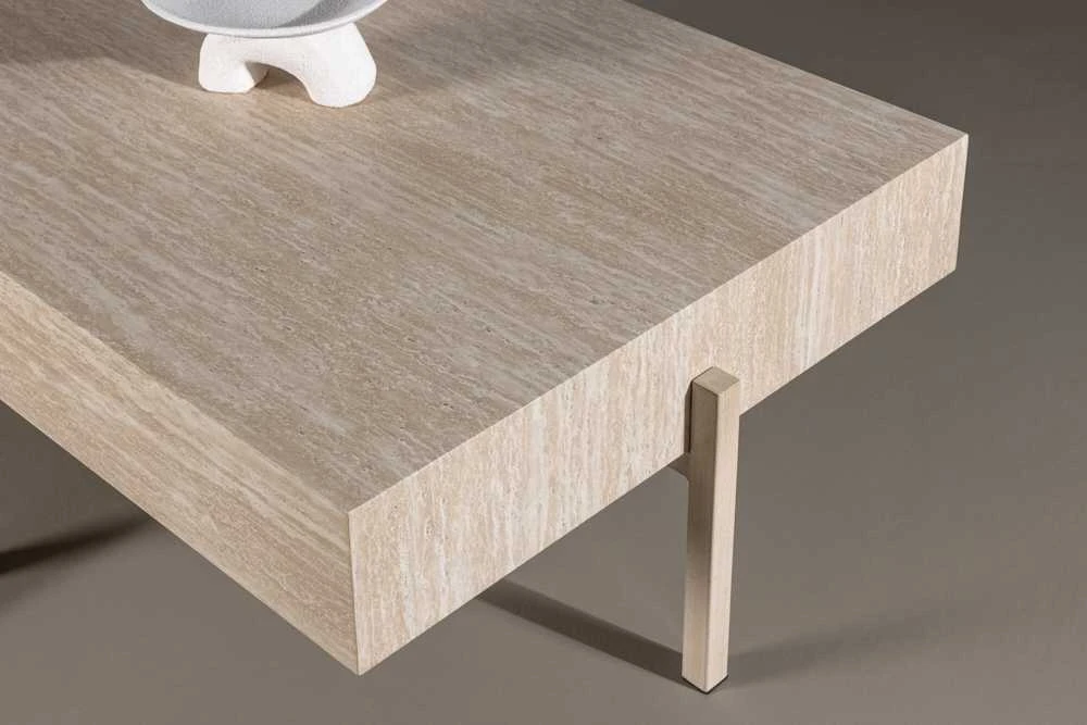 Venture Design Sofos stalas, Vadholmen, 130x80 cm, baltas atspalvis