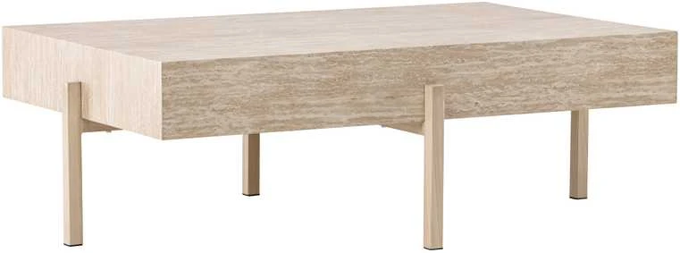 Venture Design Sofos stalas, Vadholmen, 130x80 cm, baltas atspalvis