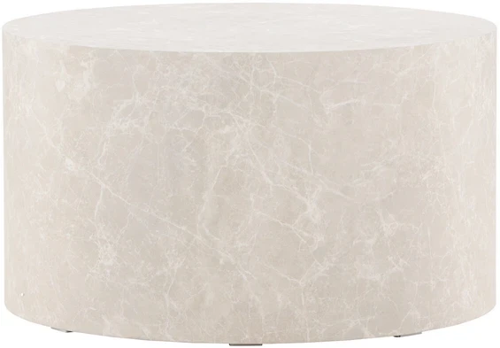 Venture Design Sofos stalas, York, ⌀80 cm, Bėžinė.