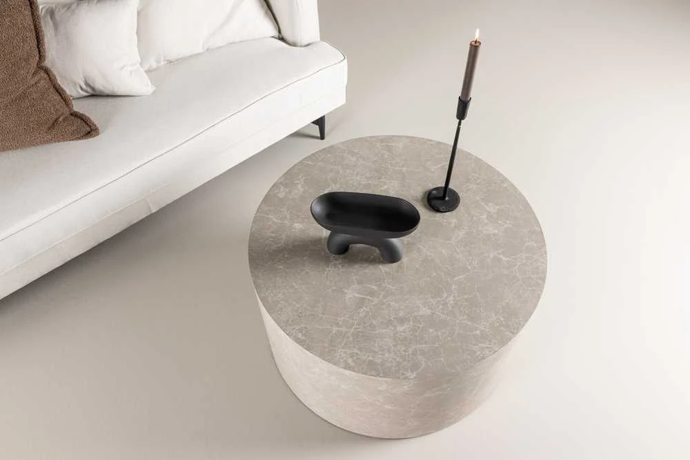 Venture Design Sofos stalas, York, ⌀80 cm, Bež.