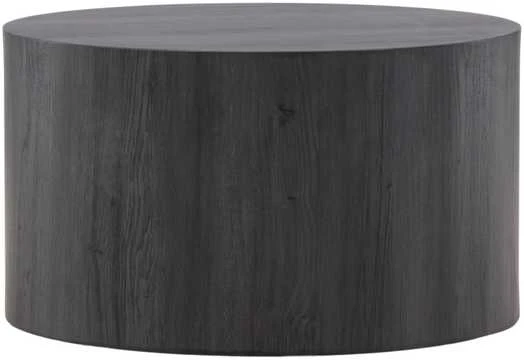 Venture Design Sofos stalas, York, ⌀80 cm, Juodas