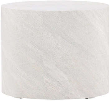 Venture Design Sofos stalas, York apvalus, ⌀50 cm, Pilka