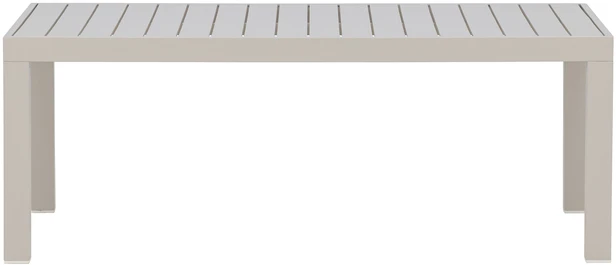Venture Design Sofos staliukas Copacabana 70x120 cm smėlio spalvos, aliuminis