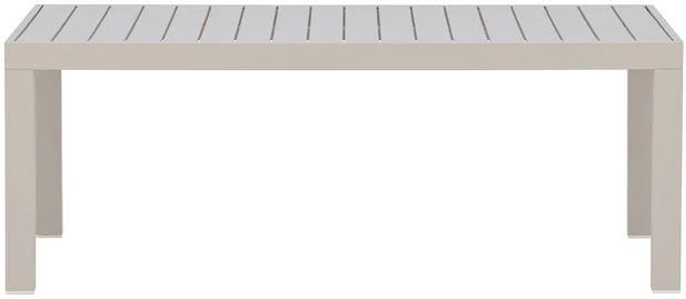 Venture Design Sofos staliukas Copacabana 70x120 cm smėlio spalvos, aliuminis