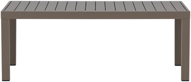 Venture Design Sofos staliukas Copacabana 70x120 cm rudas aliuminis