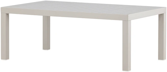 Venture Design Sofos staliukas Copacabana 70x120 cm smėlio spalvos, aliuminis