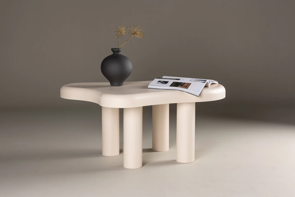 Venture Design Sofos staliukas, Strömstad, 100x71 cm, Balta