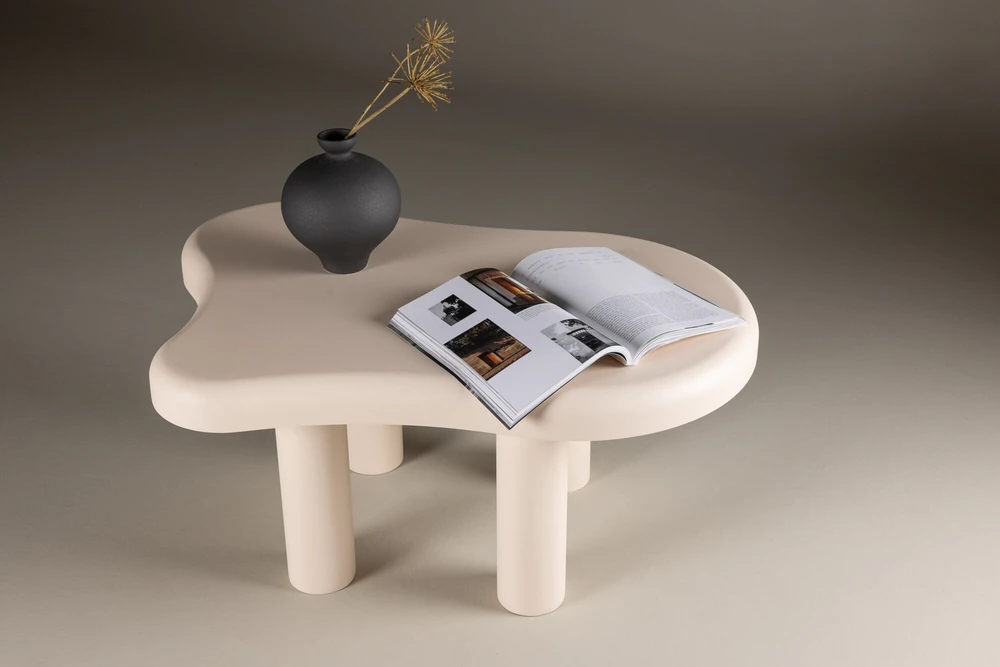 Venture Design Sofos staliukas, Strömstad, 100x71 cm, Balta