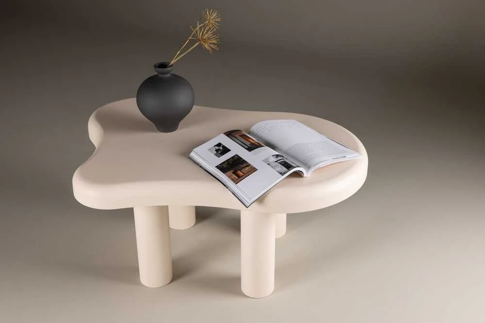 Venture Design Sofos staliukas, Strömstad, 100x71 cm, Balta