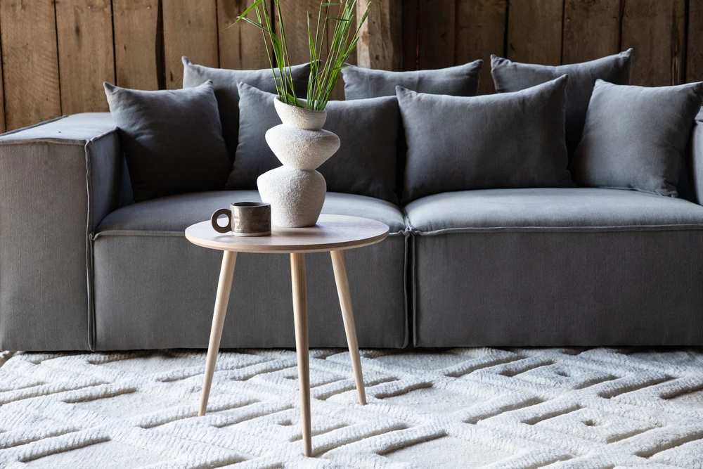 Venture Design Šoninis stalas, Askim, baltas apdaila