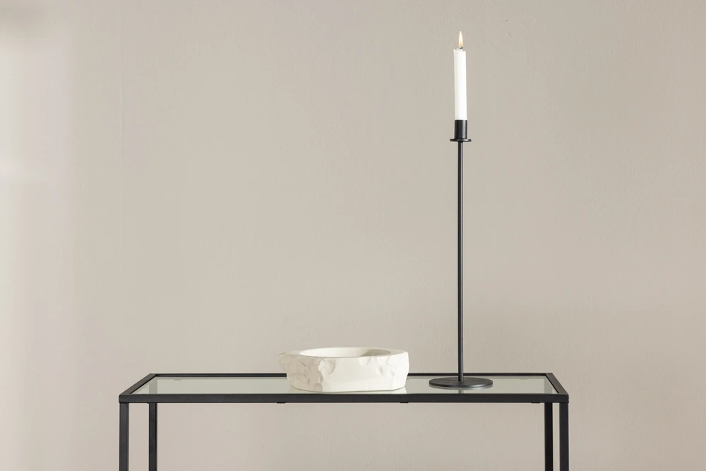 Venture Design Šoninis stalas, Bogota, 80x30 cm, Juodas