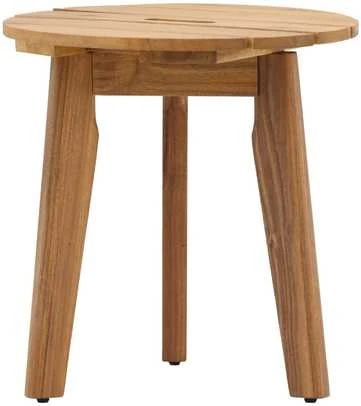 Venture Design Šoninis stalas, Chania, ø 40 cm, Natūrali