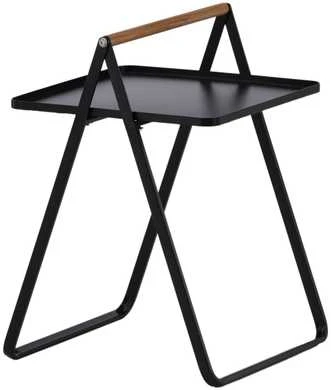 Venture Design Šoninis stalas, Clarin, 42,5x42,5 cm, Juodas