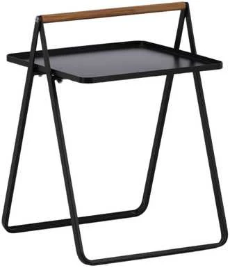 Venture Design Šoninis stalas, Clarin, 42,5x42,5 cm, Juodas