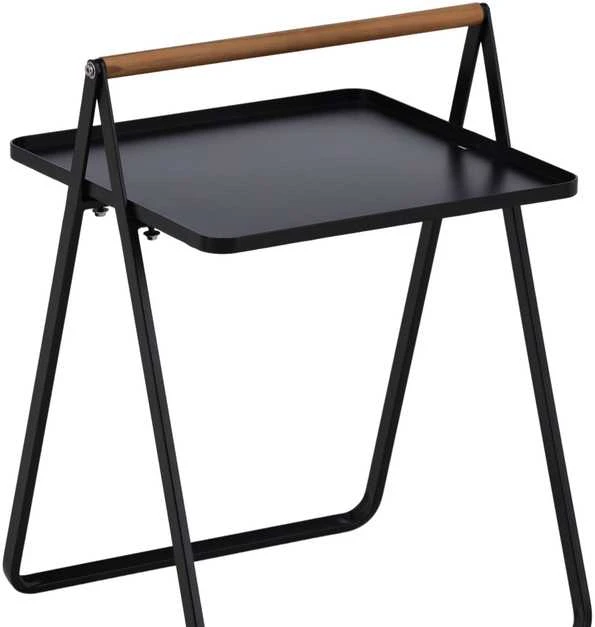 Venture Design Šoninis stalas, Clarin, 42,5x42,5 cm, Juodas