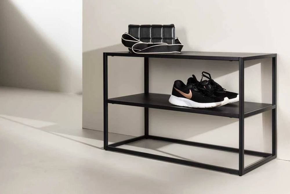 Venture Design Šoninis stalas, Curitiba, 70x33 cm, Juodas