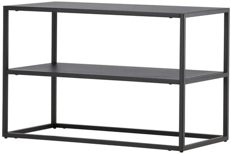 Venture Design Šoninis stalas, Curitiba, 70x33 cm, Juodas