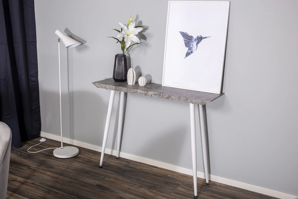 Venture Design Šoninis stalas, Edge, 80x110x30 cm, Balta