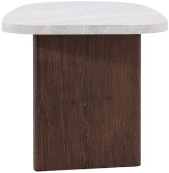 Venture Design Šoninis stalas, Grönvik, 70x45 cm, šviesiai pilka