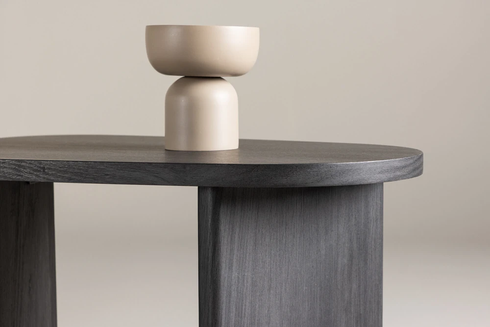 Venture Design Šoninis stalas, Grönvik, 70x45 cm, Juodas